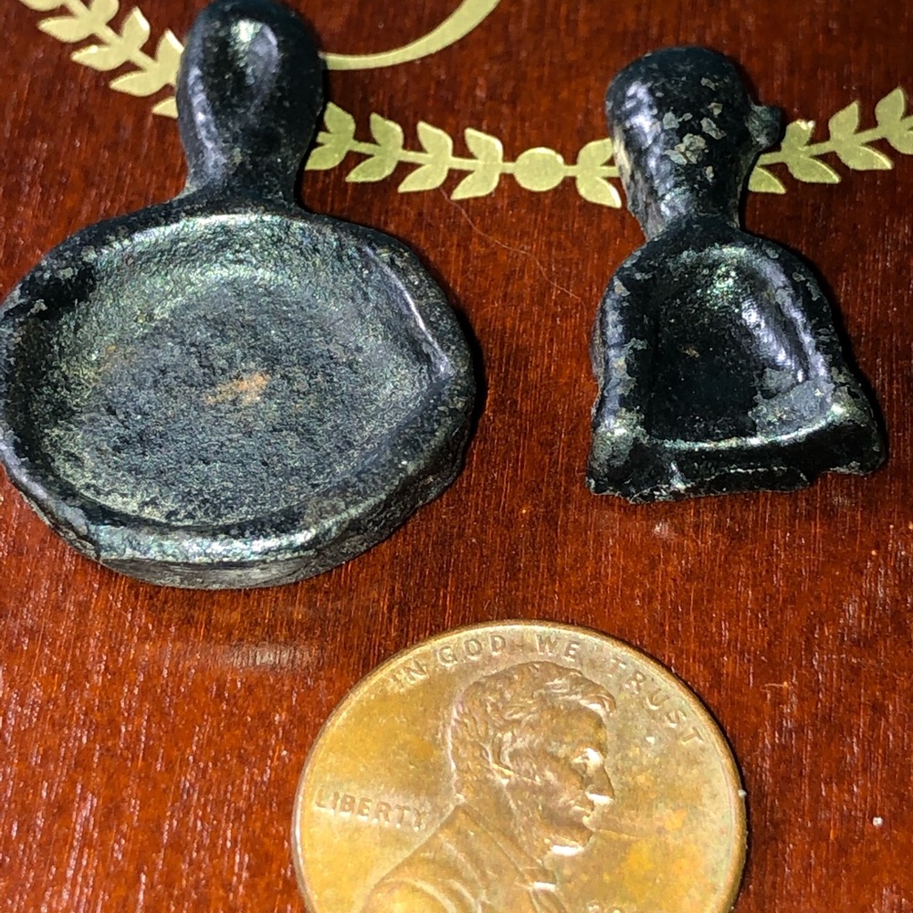 Vintage Mini Miniature Wrought Iron set